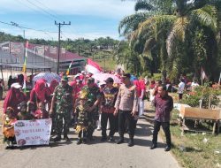 Ratusan Siswa SD dan SMP se Kecamatan Tadu Nagan Raya Ikuti Karnaval HUT RI ke-81