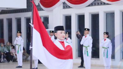 Bupati OKU Selatan Kukuhkan Paskibraka Tingkat Kabupaten Tahun 2026
