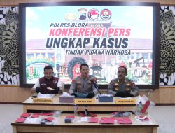 Komitmen Nyata dari Satuan Anti Narkoba, Polres Blora Ringkus 8 Tersangka dari 5 Kasus Selama Agustus–September 2026